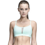 Sexy Fitness Women Sports Tank Top Fitness Running Yoga Bra Back With Hollow Mesh Breathable Quick Dry Gym Yoga Vest
