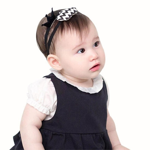 Princess  Girl Head Accessories Kids Cute Hairband  Elastic Crown Silver Black Headwear #LSN