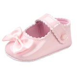 Baby shoes Girl Bowknot Leather Shoes Kids Sneaker Anti-slip Soft Sole Toddler shoes gilrs