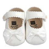 Baby shoes Girl Bowknot Leather Shoes Kids Sneaker Anti-slip Soft Sole Toddler shoes gilrs