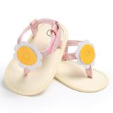 Baby Girl sandals Summer shoes Flower Girls Flip Flops Beach Sandals Bohemia Flat Sandals Baby Kids sun flower sandwich