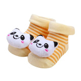 Wholesale Baby Socks Anti-Slip Cotton Newborn Infantil Baby Sock Cartoon Animal Slippers Boots Unisex Boy Girl Socks Rubber Sole