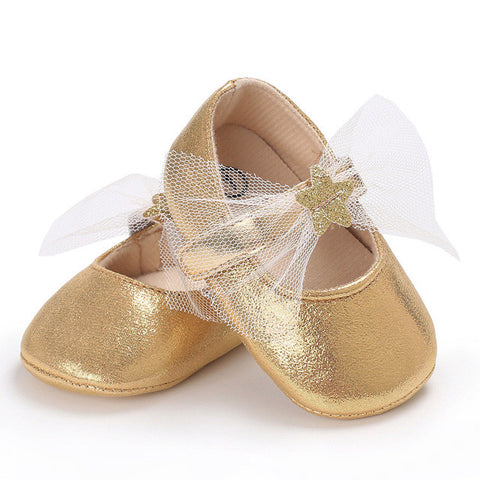 Kids Baby Shoes PU Leather Toddler Infant Princess Ballet Dress Party Mary Jane Children Bebe Star Shoes Newborn Sweet Prewalker