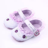 Classic Children Baby Kids Boy Girl Lace Flower Embroidery Floor Shoes 2017 Autumn Fashion Non-Slip Soft Toddlers First Walkers