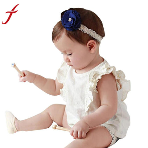 Girl Head Accessories Hair band  Lace Floral ears Headwear princess 4 colors hairpins for women girl #LSN