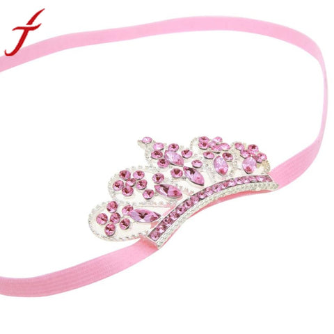 Fashion Girl Head Accessories Hairband  Crown princess Headwear 0 months to 5 years old 4 colors  Care #LWN