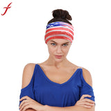 Unisex Men American Flag Stripe Sporting Headband Head Wrap Ears Hair Bands haar accessoires Turban Hair Bands