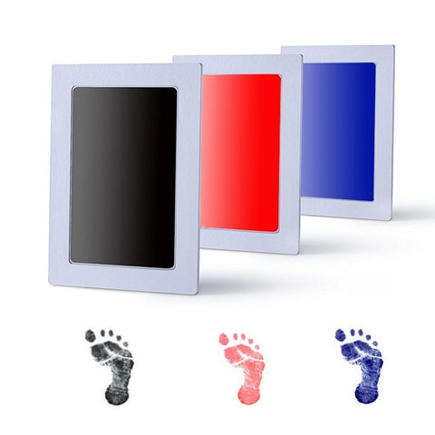 Baby Handprint and Footprint with Pollutant Free Ink - Baby Skin Does Not Come In Contact with Color, the Ideal Baby Deco and Best Baby Shower Gift